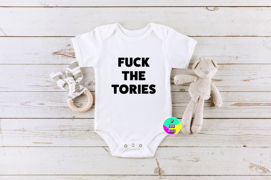 Fuck The Tories Baby Vest