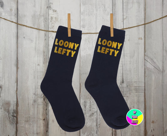 Loony Lefty Unisex Ankle Socks