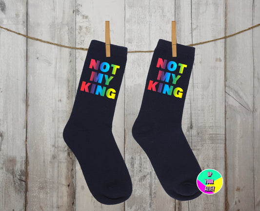 Not My King Unisex Ankle Socks