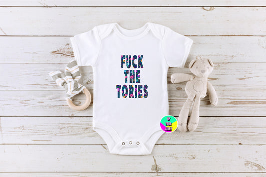 Fuck The Tories Baby Vest