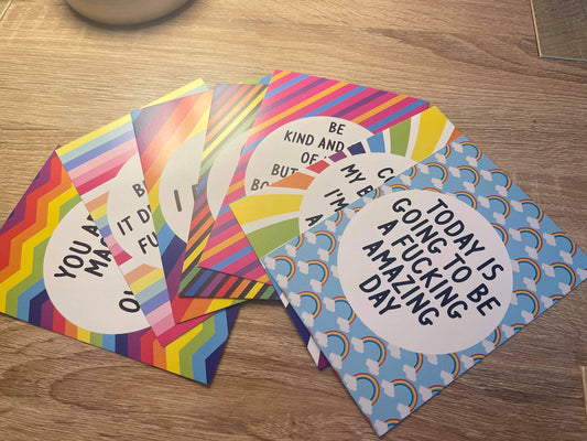 Sweary Positive Affirmation Card Set