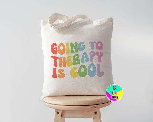 Therapy Is Cool Tote Bag